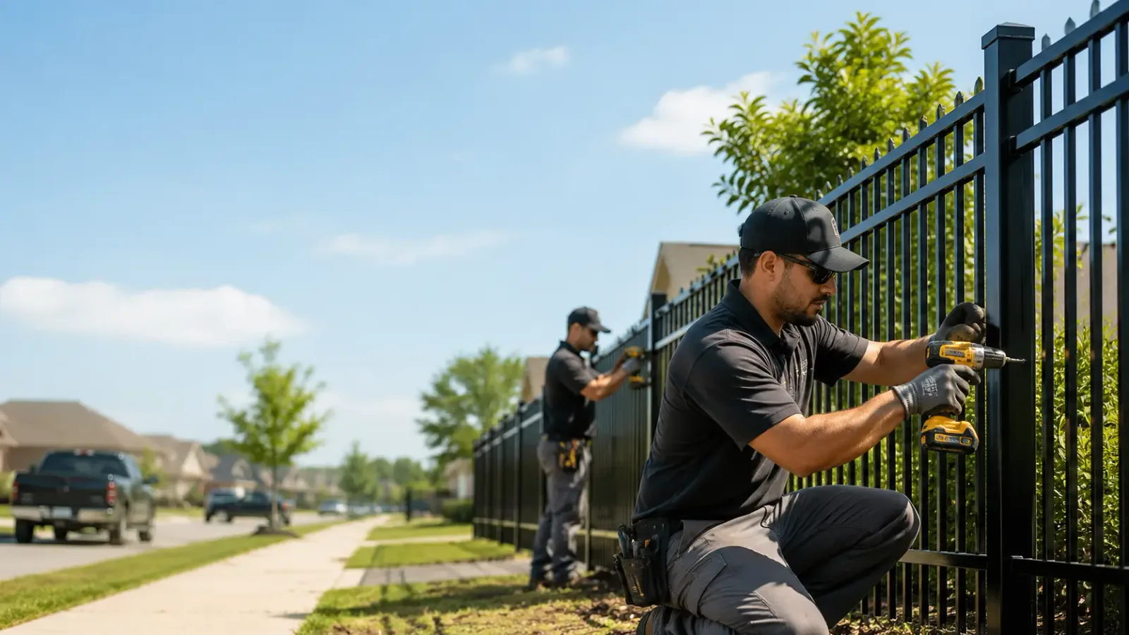 Metal Fence Installation in Twin Lake, MI